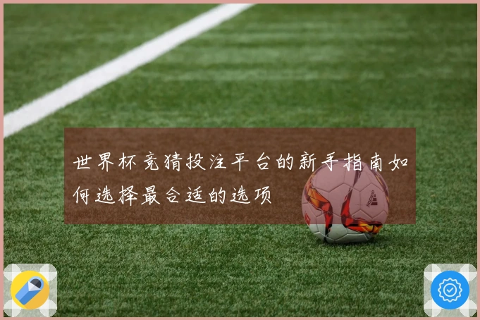 世界杯竞猜投注平台的新手指南如何选择最合适的选项